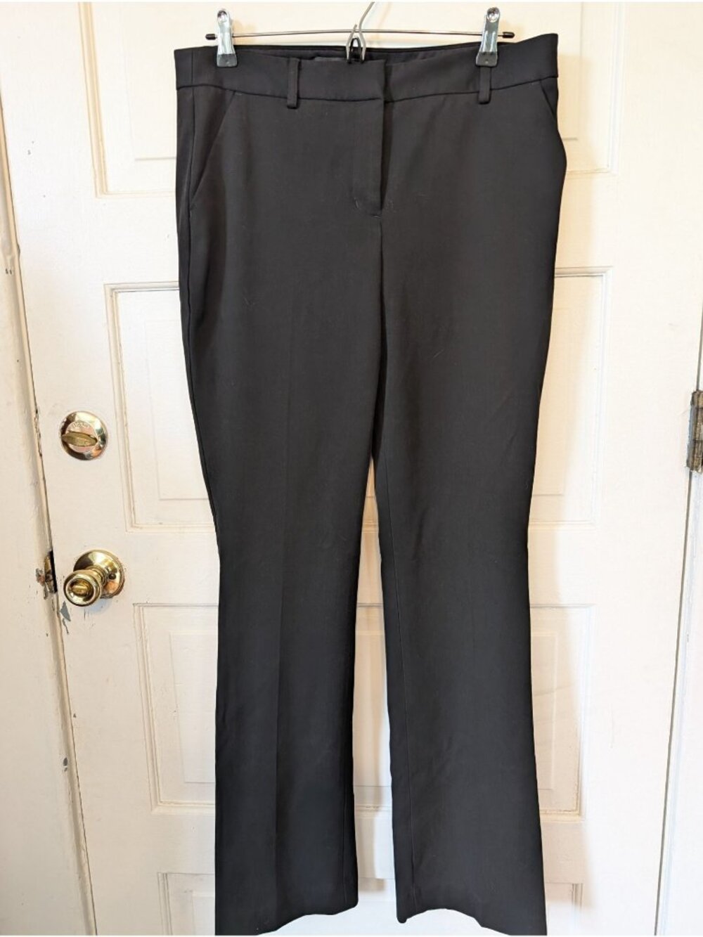 Women's Express Black "Columnist Barely Boot" Mid-rise Stretch Pant Size 10R